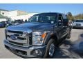 2014 Sterling Gray Metallic Ford F250 Super Duty XLT SuperCab  photo #7