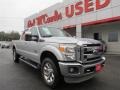 Ingot Silver Metallic 2011 Ford F250 Super Duty Lariat Crew Cab 4x4