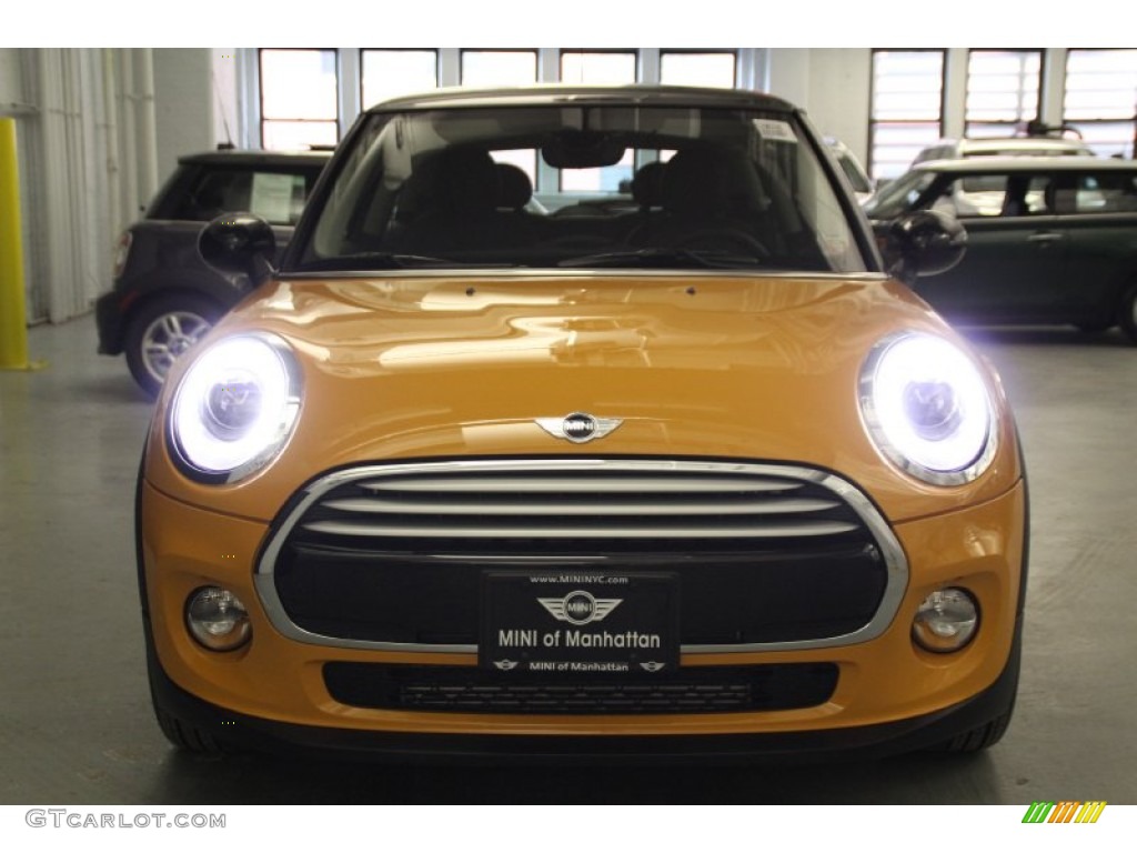 2015 Cooper Hardtop 2 Door - Volcanic Orange / Carbon Black photo #2