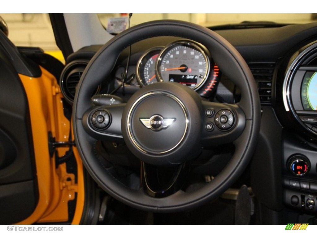 2015 Cooper Hardtop 2 Door - Volcanic Orange / Carbon Black photo #16