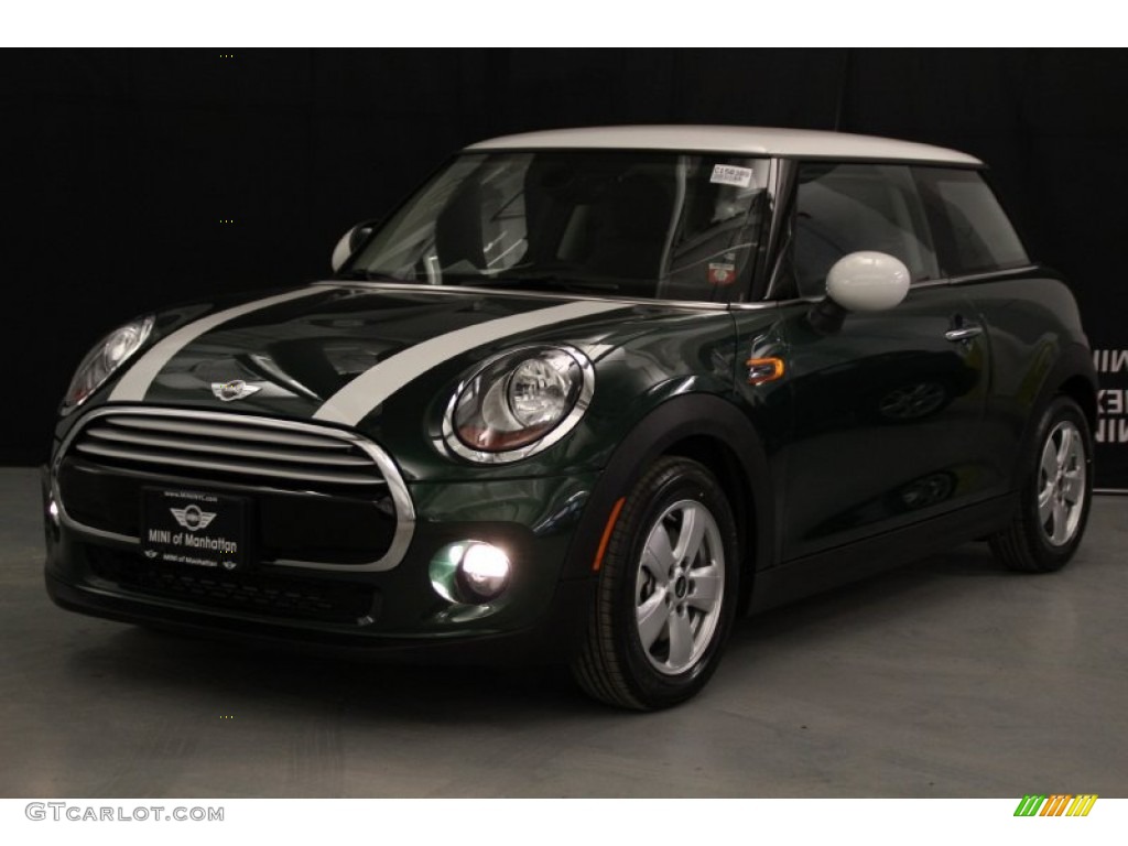 2015 Cooper Hardtop 2 Door - British Racing Green II Metallic / Carbon Black photo #1