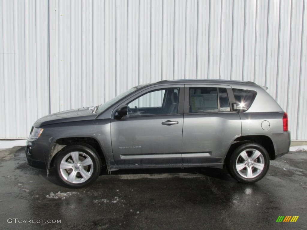 Mineral Gray Metallic 2012 Jeep Compass Latitude 4x4 Exterior Photo #101310613