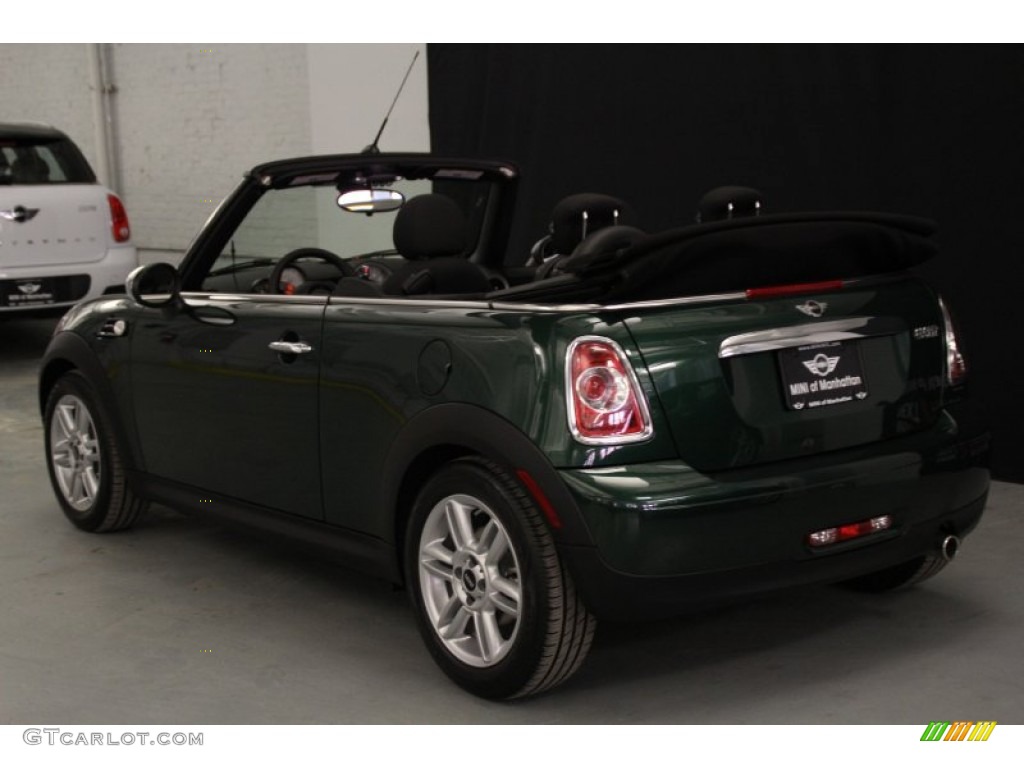 2015 Convertible Cooper - British Racing Green II Metallic / Leather/Cloth Polar Beige photo #5