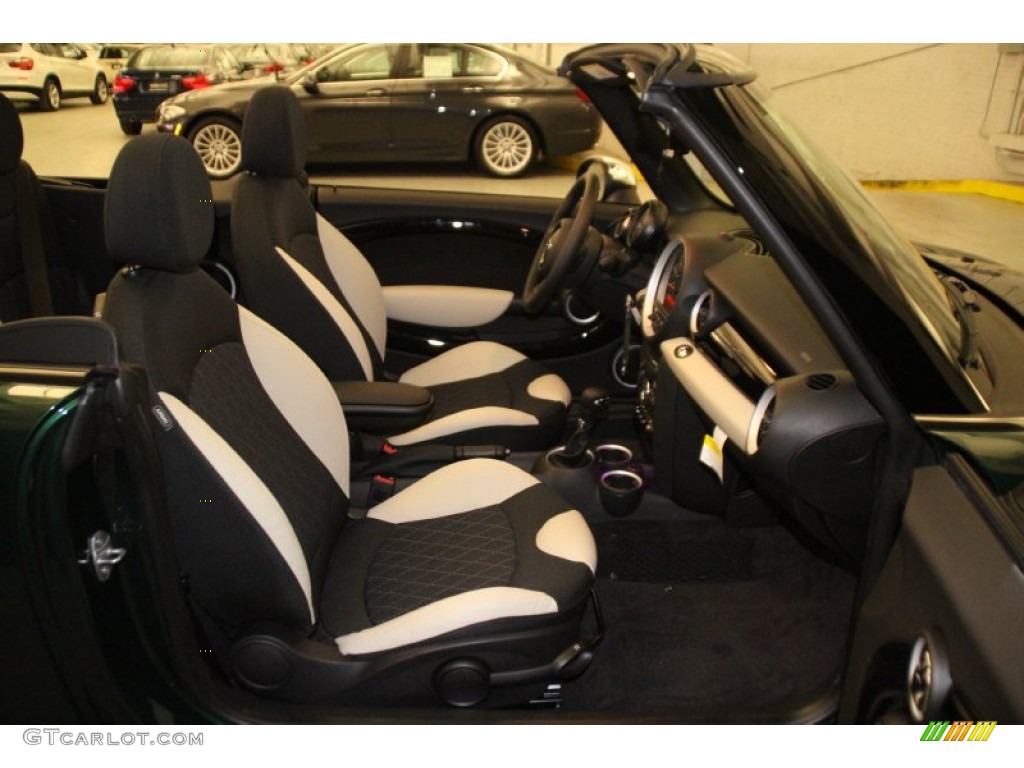 2015 Convertible Cooper - British Racing Green II Metallic / Leather/Cloth Polar Beige photo #9