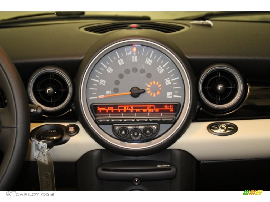 2015 Convertible Cooper - British Racing Green II Metallic / Leather/Cloth Polar Beige photo #12