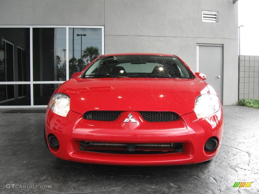 2007 Eclipse GS Coupe - Pure Red / Dark Charcoal photo #4