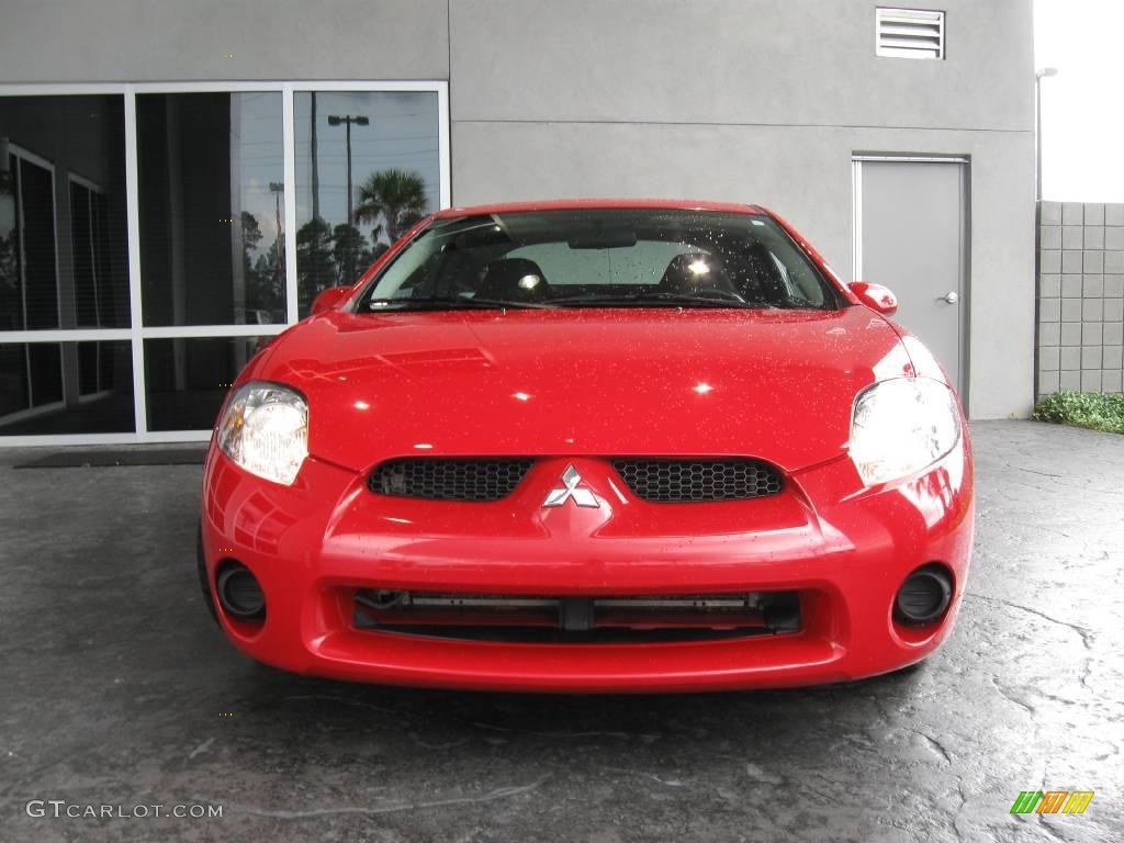 2007 Eclipse GS Coupe - Pure Red / Dark Charcoal photo #5