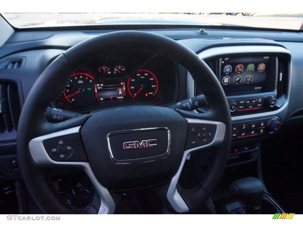 2015 Canyon SLE Extended Cab - Emerald Green Metallic / Jet Black photo #10