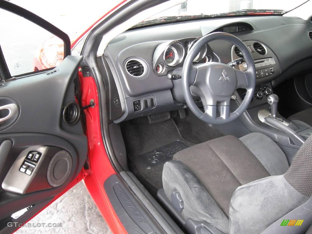 2007 Eclipse GS Coupe - Pure Red / Dark Charcoal photo #14