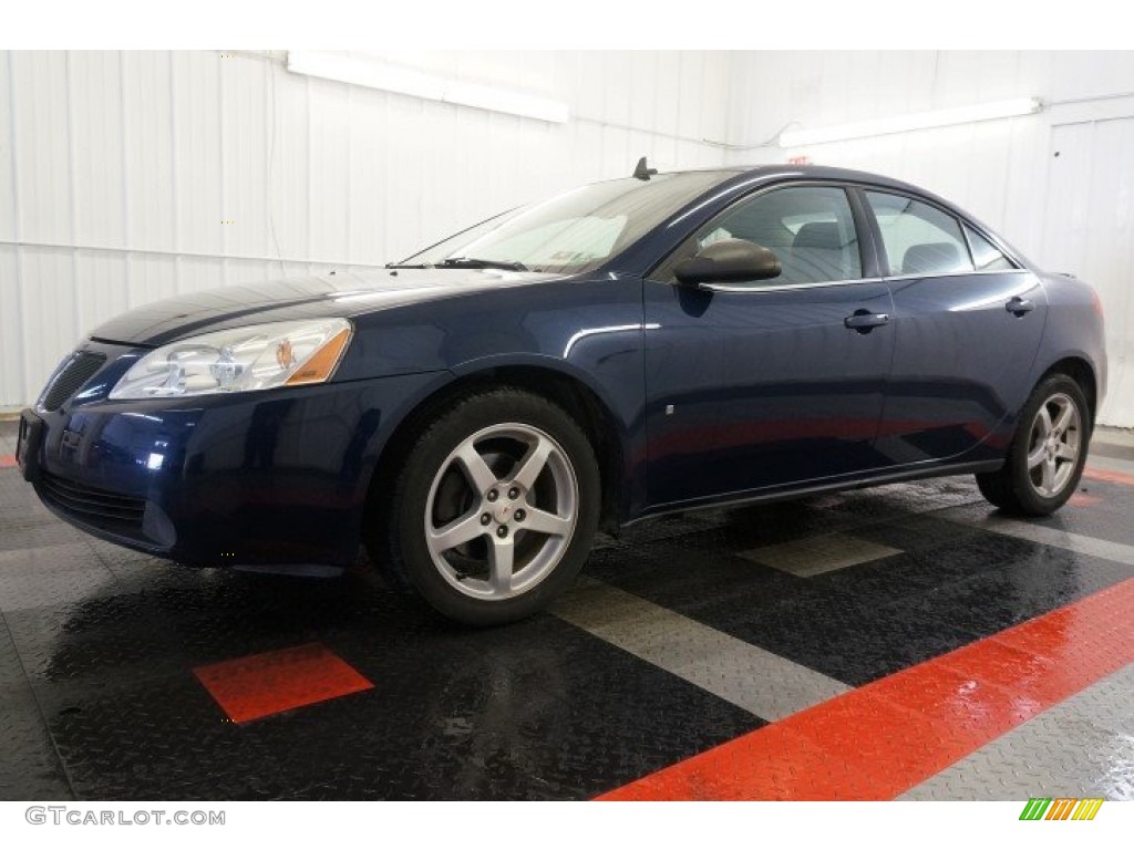 Midnight Blue Metallic 2009 Pontiac G6 GT Sedan Exterior Photo #101314174