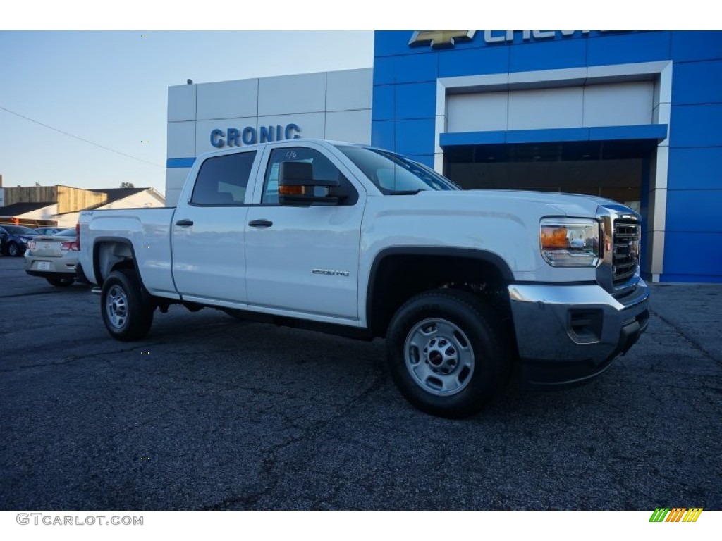 2015 Sierra 2500HD Crew Cab 4x4 - Summit White / Jet Black/Dark Ash photo #1