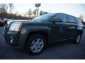 2015 Cypress Green Metallic GMC Terrain SLE  photo #3