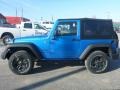 2015 Hydro Blue Pearl Jeep Wrangler Sport 4x4  photo #2