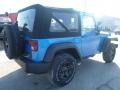 2015 Hydro Blue Pearl Jeep Wrangler Sport 4x4  photo #5