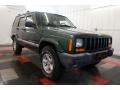 2000 Forest Green Pearl Jeep Cherokee Sport 4x4  photo #5