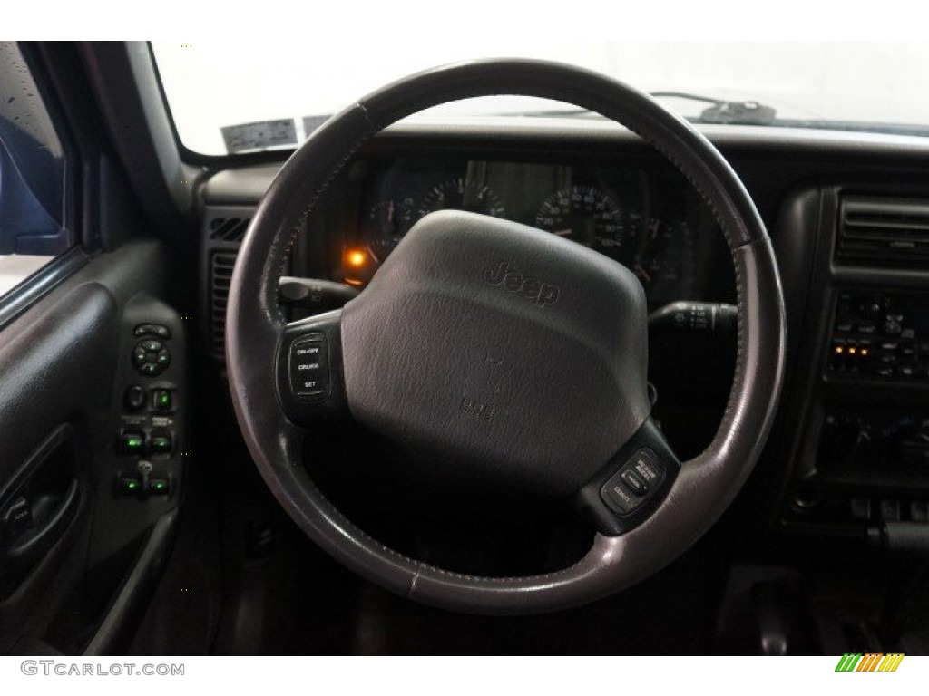 2000 Cherokee Sport 4x4 - Forest Green Pearl / Camel Beige photo #21