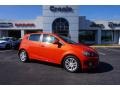 Inferno Orange Metallic 2013 Chevrolet Sonic LT Hatch