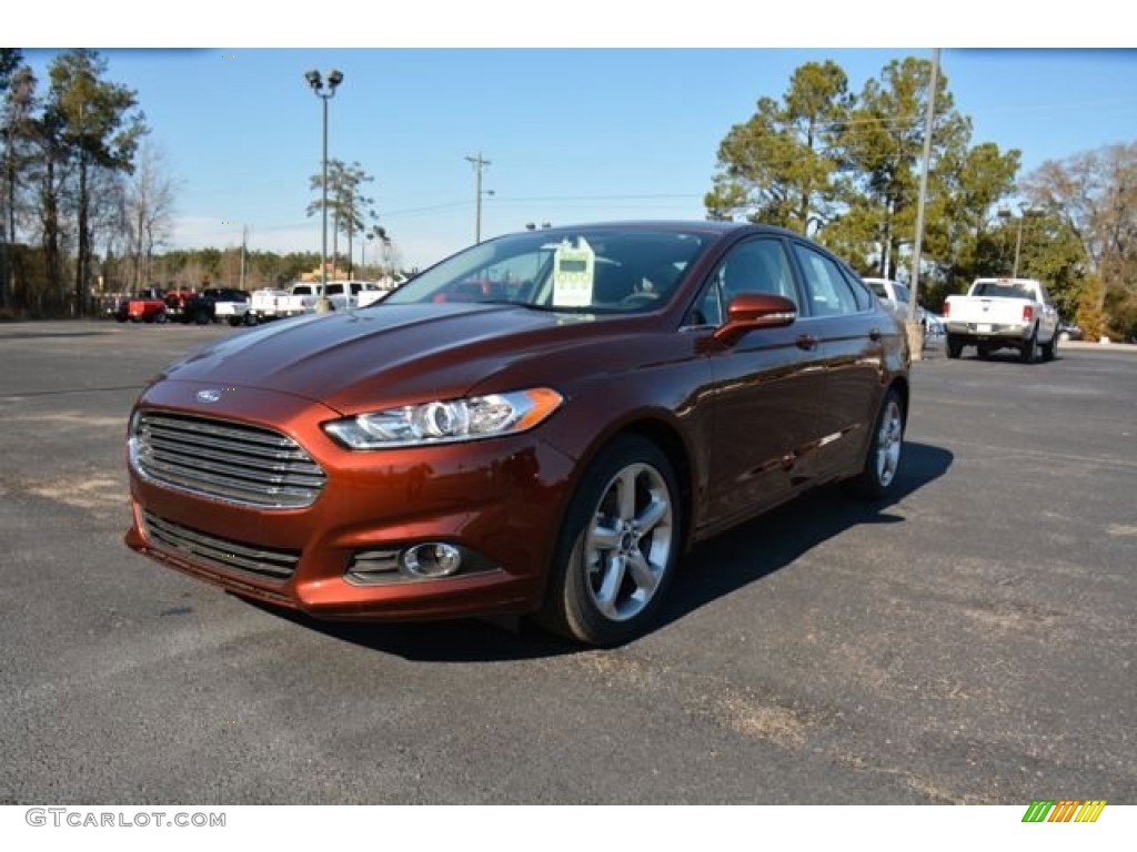 2015 Fusion SE - Bronze Fire Metallic / Charcoal Black photo #1