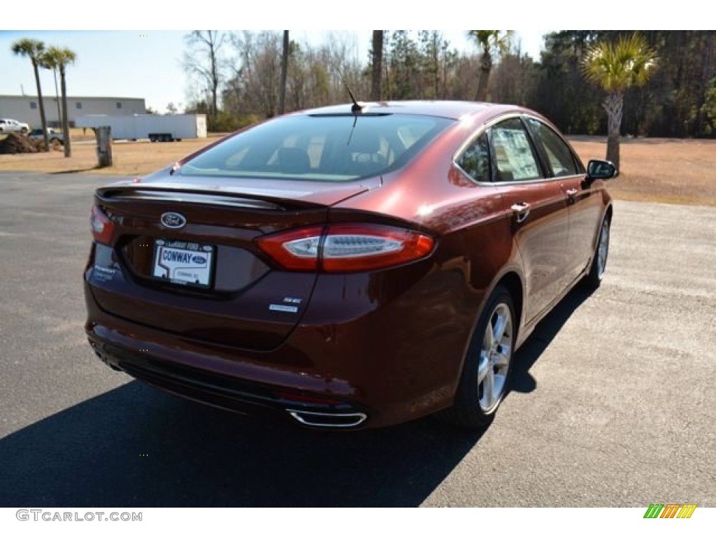 2015 Fusion SE - Bronze Fire Metallic / Charcoal Black photo #5