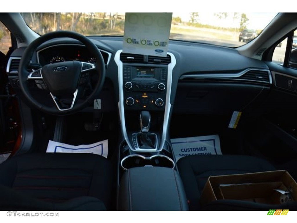 2015 Fusion SE - Bronze Fire Metallic / Charcoal Black photo #15