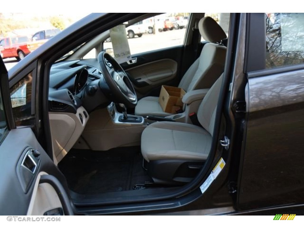 2015 Fiesta SE Hatchback - Magnetic Metallic / Medium Light Stone photo #16