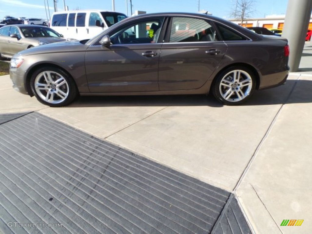 2015 A6 2.0T Premium Plus quattro Sedan - Dakota Gray Metallic / Velvet Beige photo #4