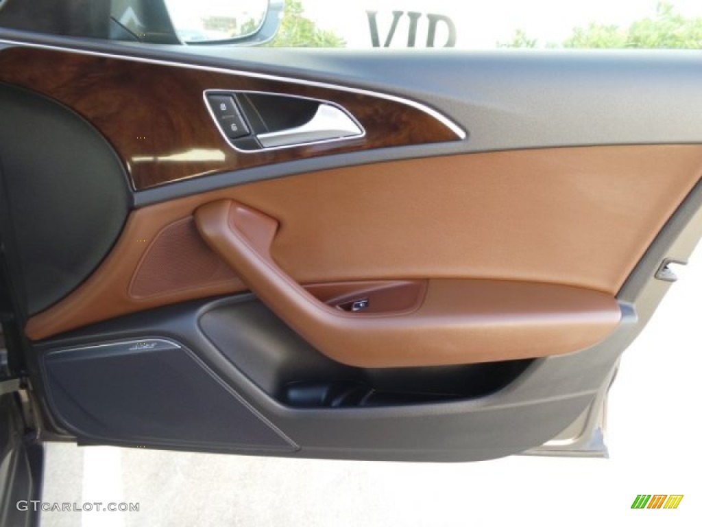 2015 A6 2.0T Premium Plus quattro Sedan - Dakota Gray Metallic / Velvet Beige photo #39