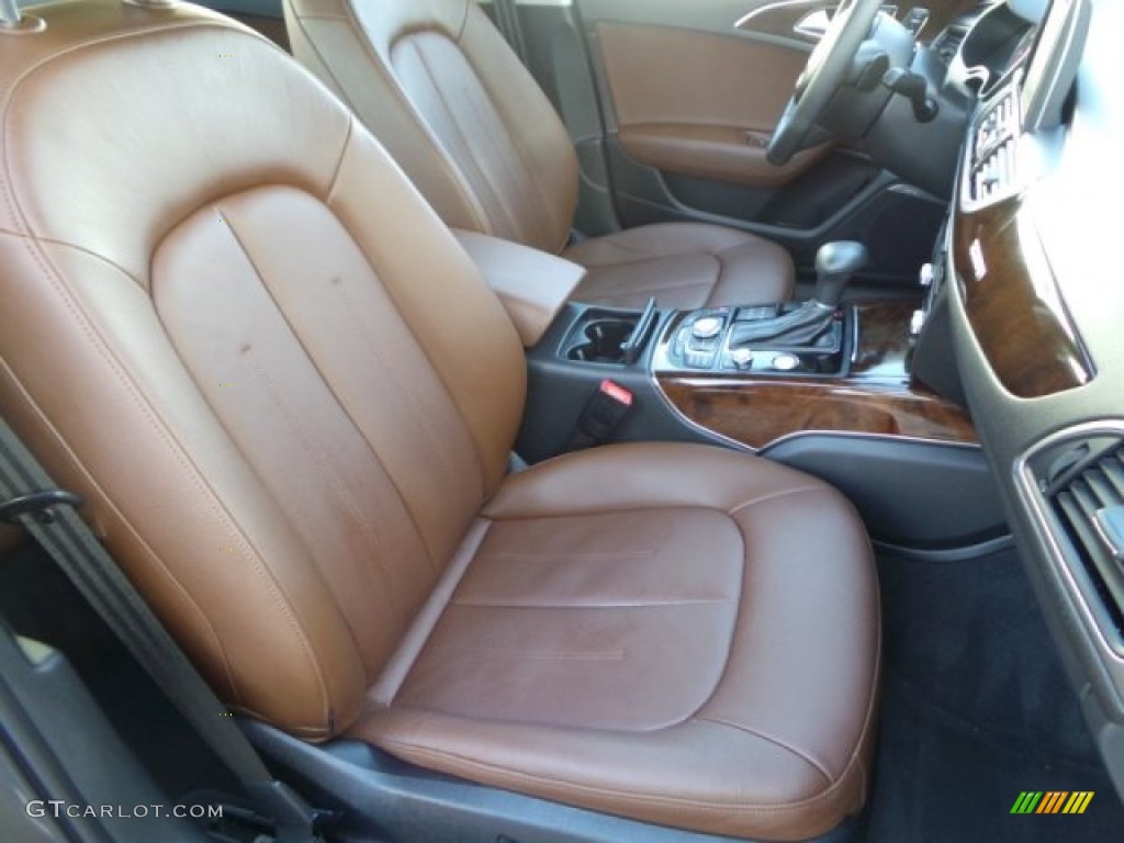 2015 A6 2.0T Premium Plus quattro Sedan - Dakota Gray Metallic / Velvet Beige photo #41