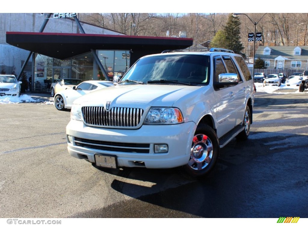 2006 Navigator Luxury 4x4 - Oxford White / Camel photo #3