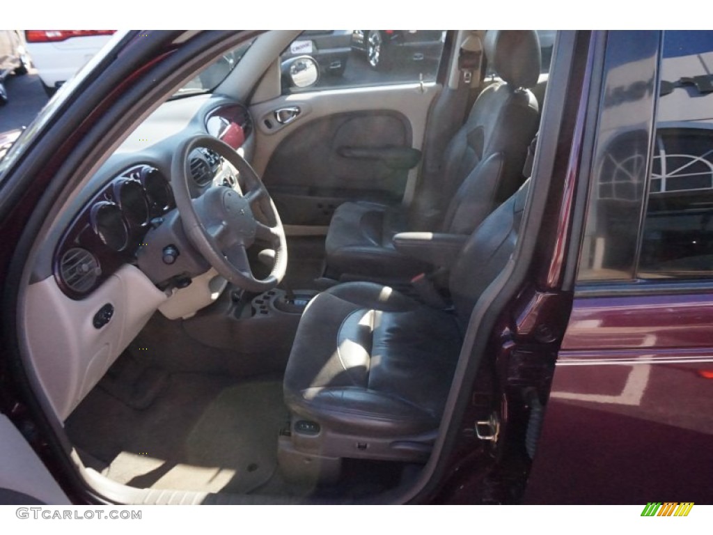 2002 PT Cruiser Limited - Deep Cranberry Pearlcoat / Taupe photo #10