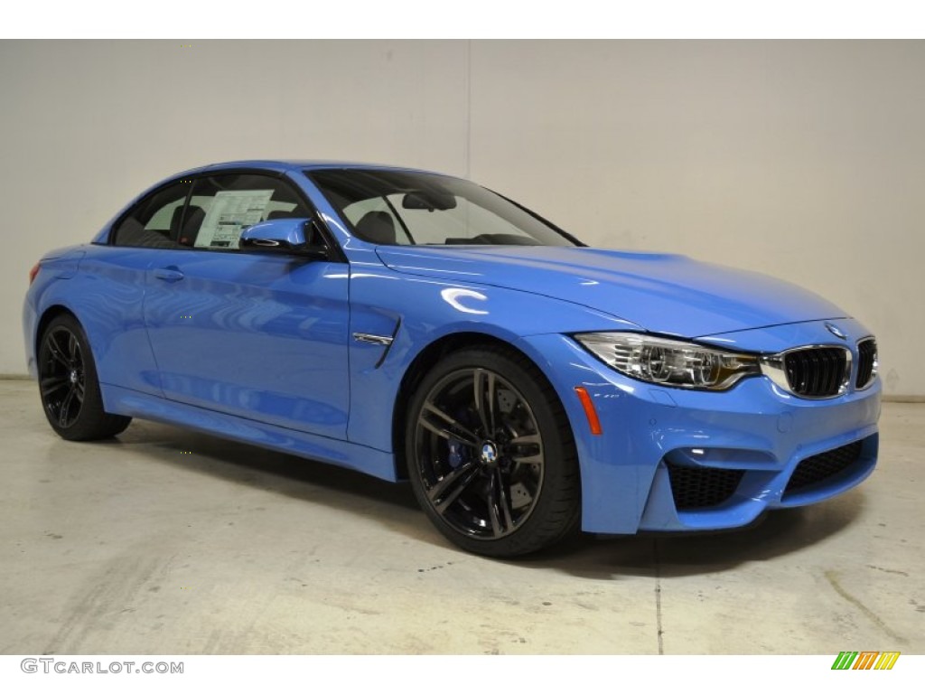 Yas Marina Blue Metallic 2015 BMW M4 Convertible Exterior Photo #101319537