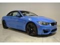 Yas Marina Blue Metallic 2015 BMW M4 Convertible Exterior