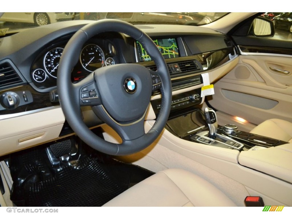 2015 5 Series 528i Sedan - Jatoba Brown Metallic / Venetian Beige photo #6