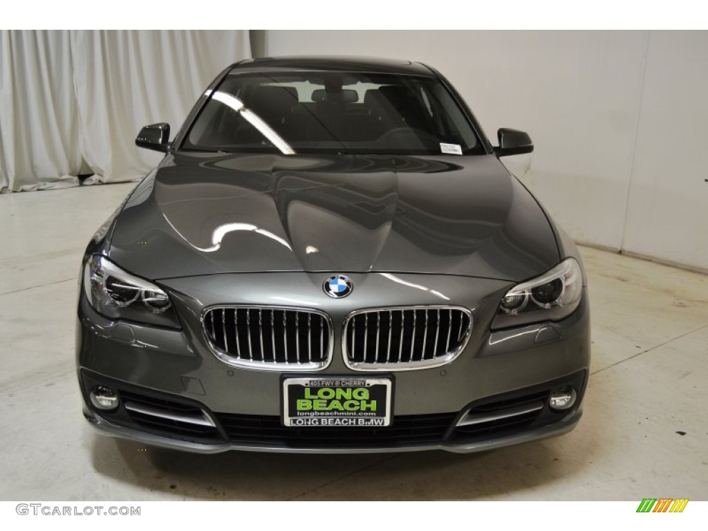 2015 5 Series 528i Sedan - Callisto Grey Metallic / Black photo #4