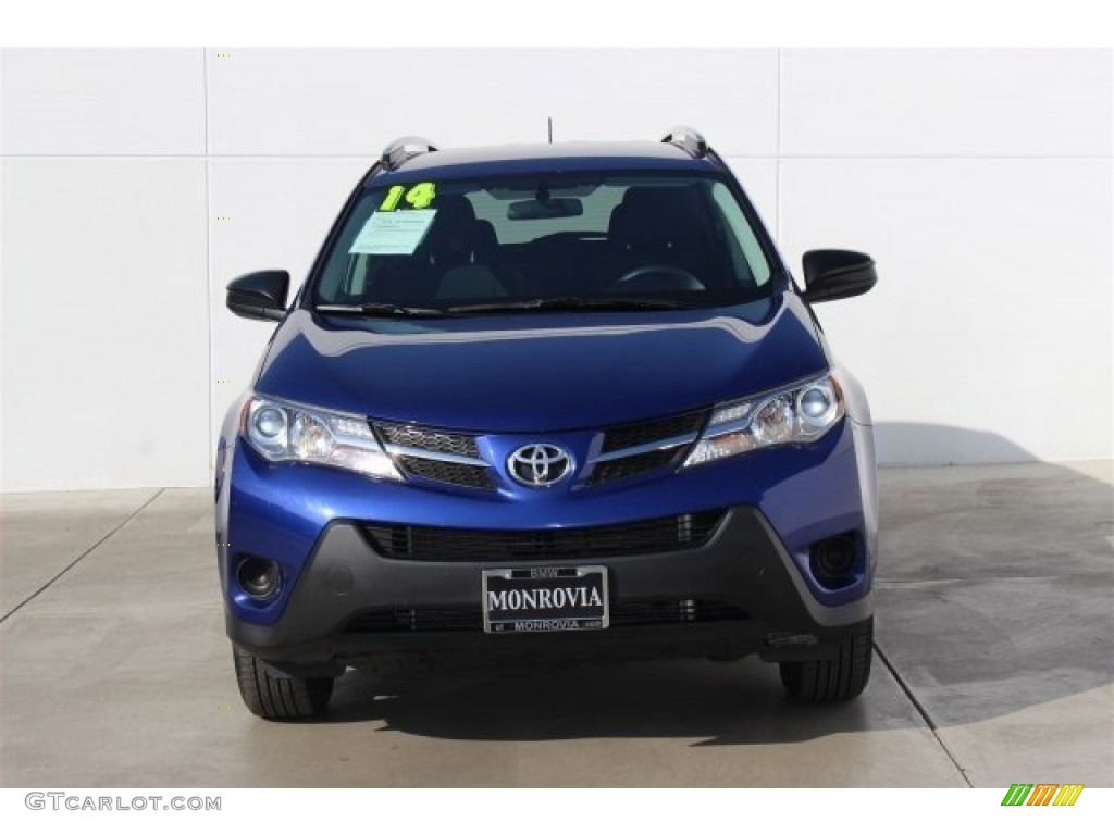 2014 RAV4 LE - Shoreline Blue Pearl / Black photo #7