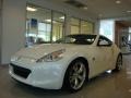 2009 Pearl White Nissan 370Z Sport Touring Coupe  photo #3