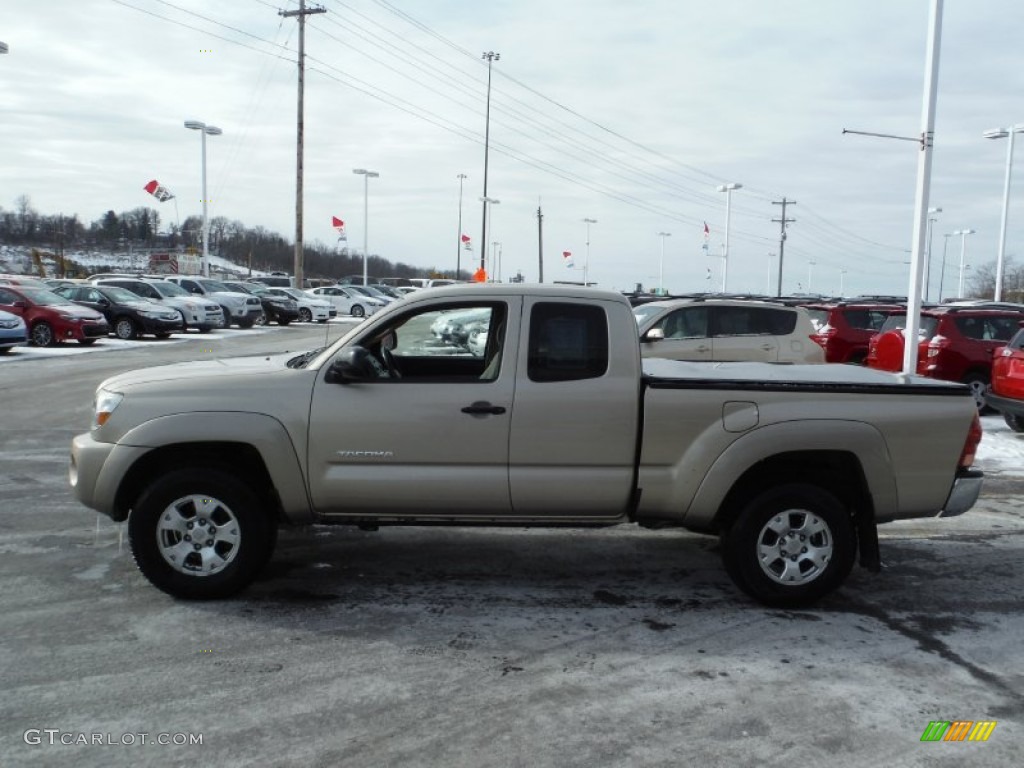 2007 Tacoma Access Cab 4x4 - Desert Sand Mica / Taupe photo #6