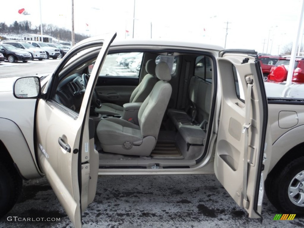 2007 Tacoma Access Cab 4x4 - Desert Sand Mica / Taupe photo #11