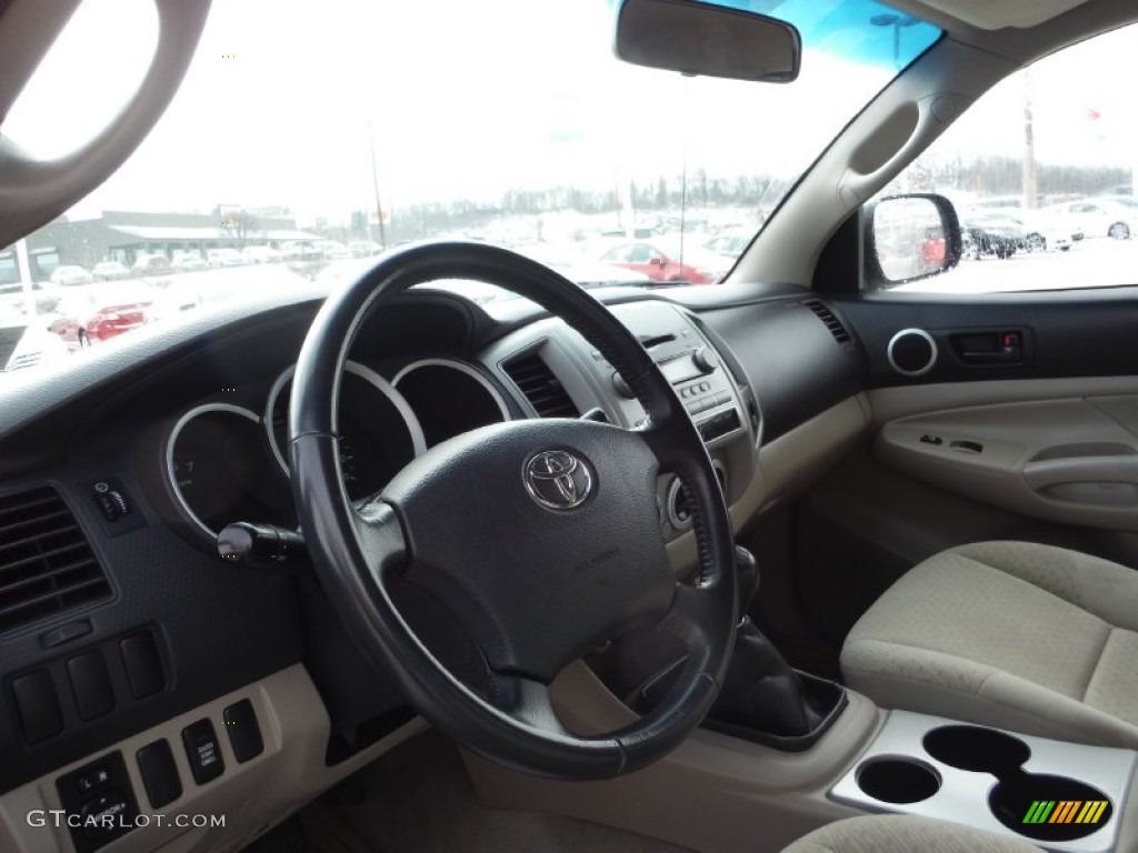 2007 Tacoma Access Cab 4x4 - Desert Sand Mica / Taupe photo #15