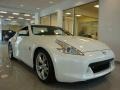 2009 Pearl White Nissan 370Z Sport Touring Coupe  photo #11