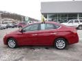 2013 Red Brick Nissan Sentra SV  photo #2