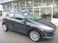 2014 Tuxedo Black Ford Fiesta Titanium Hatchback  photo #2