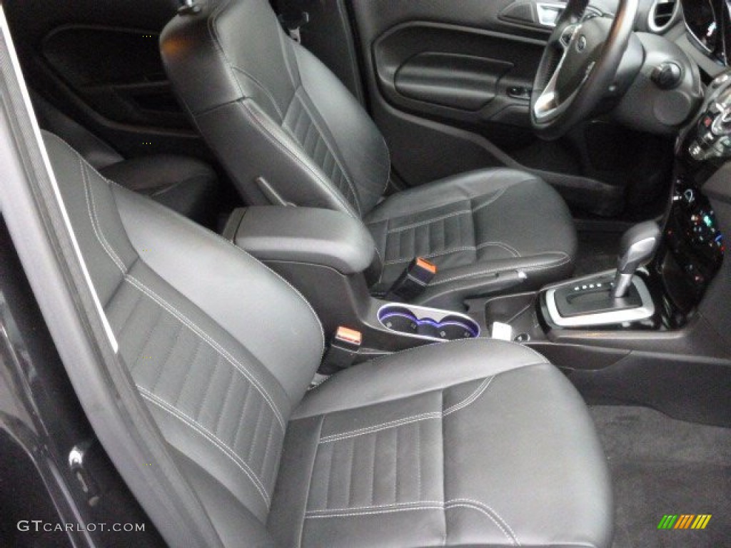 2014 Fiesta Titanium Hatchback - Tuxedo Black / Charcoal Black photo #9