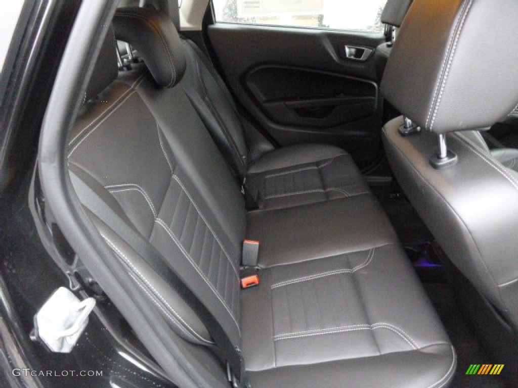 2014 Fiesta Titanium Hatchback - Tuxedo Black / Charcoal Black photo #11