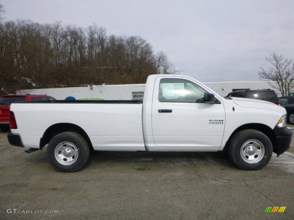 2015 1500 Tradesman Regular Cab 4x4 - Bright White / Black/Diesel Gray photo #7