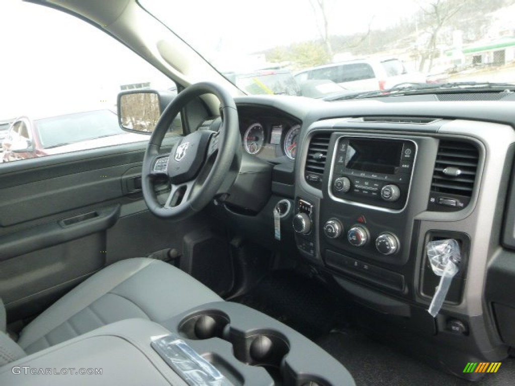 2015 1500 Tradesman Regular Cab 4x4 - Bright White / Black/Diesel Gray photo #13