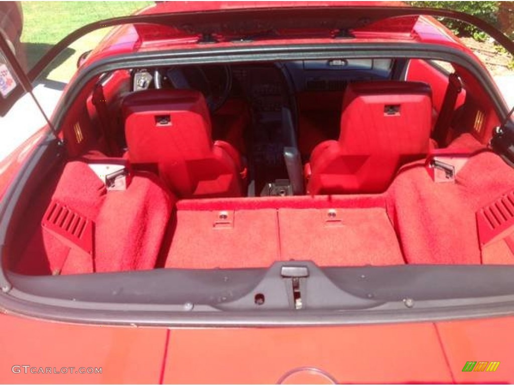 1990 Corvette ZR1 - Bright Red / Red photo #6