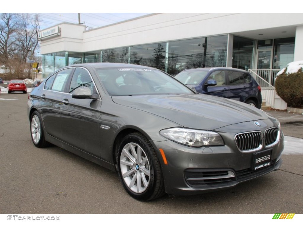 2014 5 Series 535d xDrive Sedan - Callisto Grey Metallic / Black photo #1