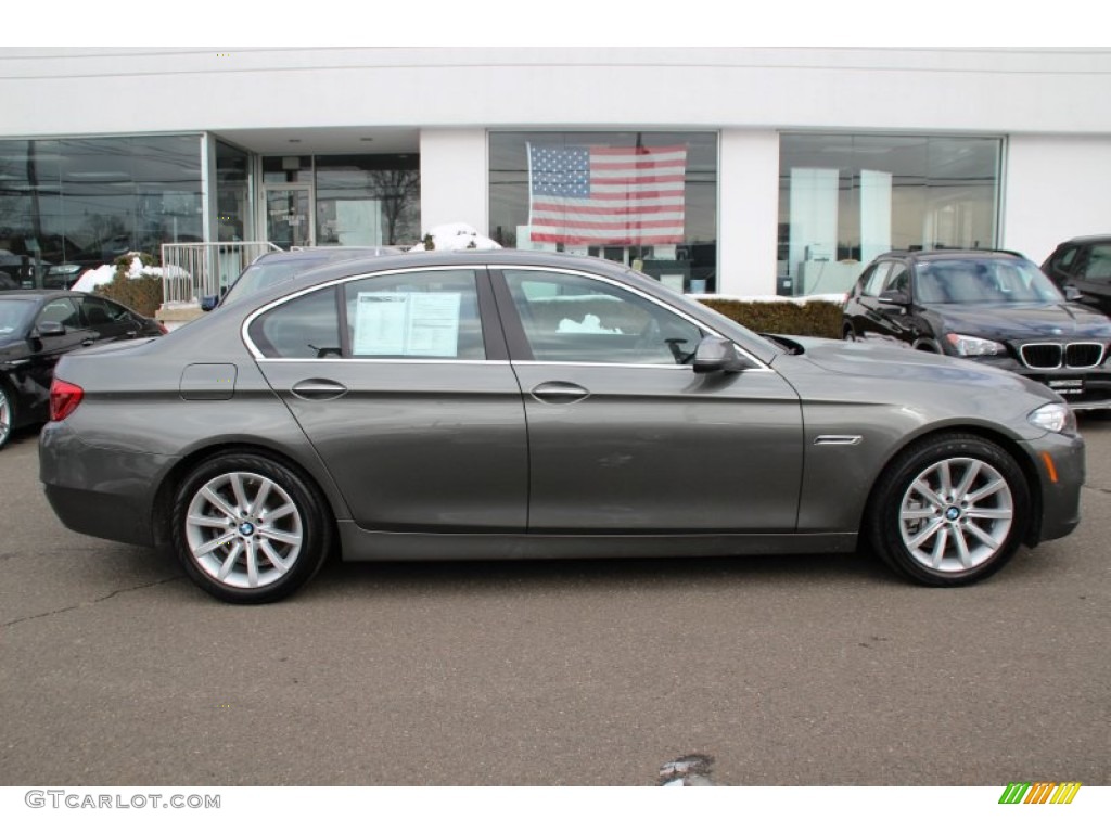 Callisto Grey Metallic 2014 BMW 5 Series 535d xDrive Sedan Exterior Photo #101330274
