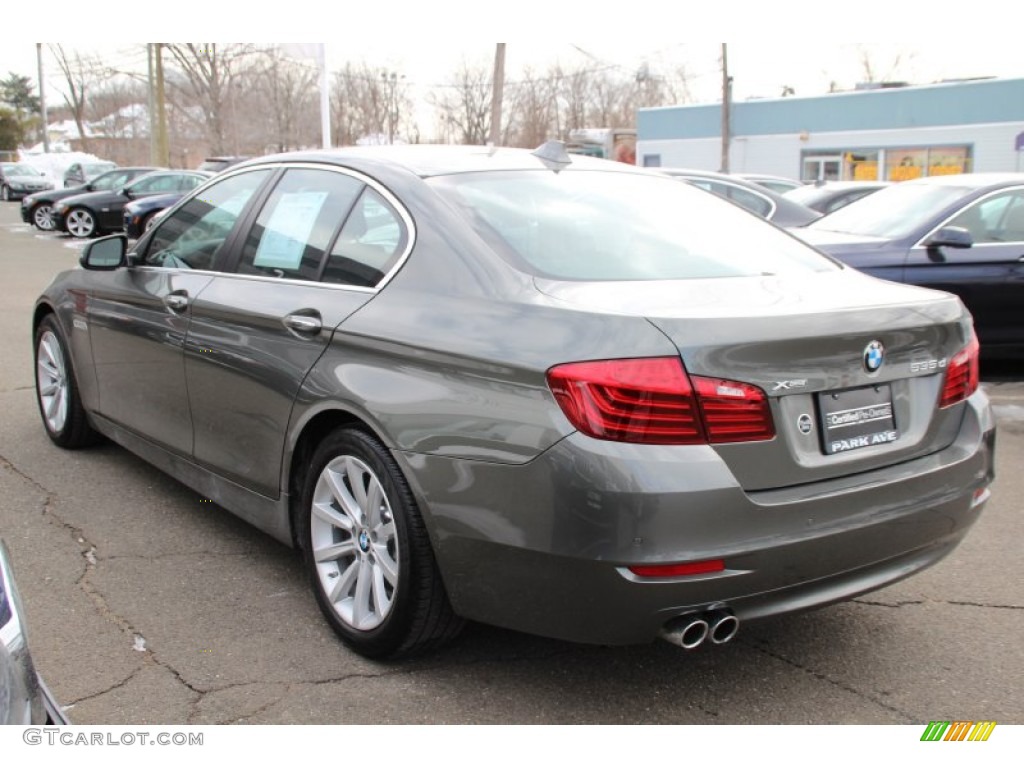 2014 5 Series 535d xDrive Sedan - Callisto Grey Metallic / Black photo #5